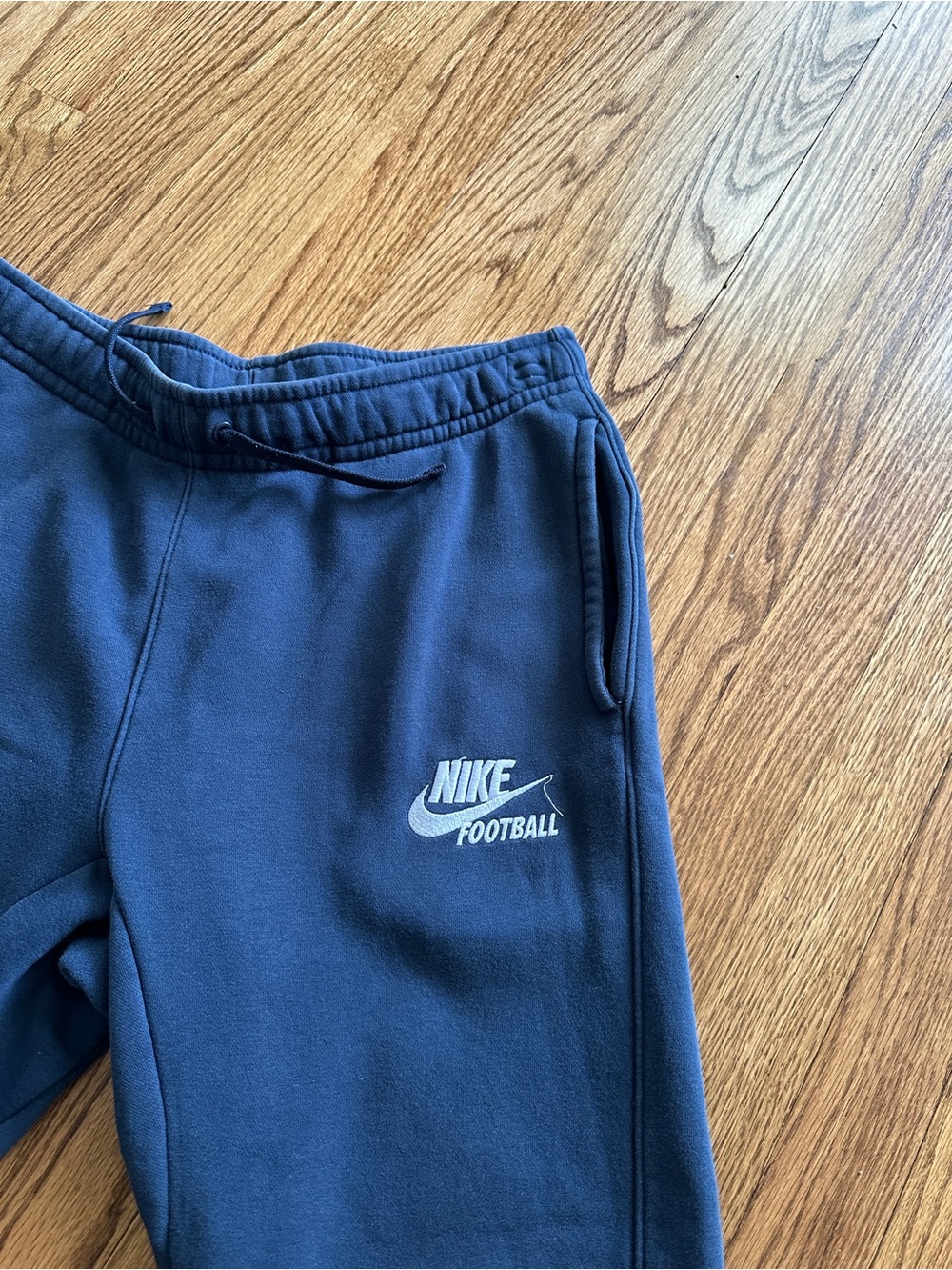 Nike Men's Navy Football Fleece Joggers